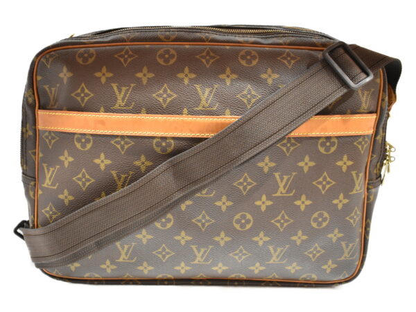 imgrc0079257237 Louis Vuitton Reporter Shoulder Bag Monogram Brown