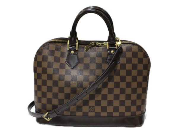 imgrc0079293249 Louis Vuitton Alma Damier Ebene 2WAY Bag Brown