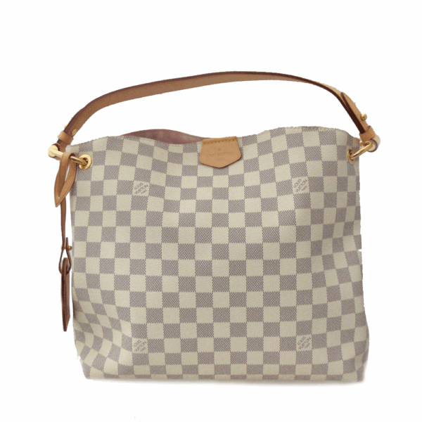 imgrc0079294211 Louis Vuitton Graceful PM Handbag Damier Canvas White