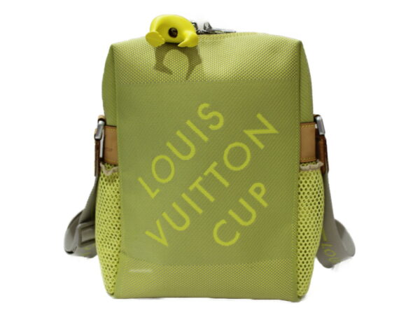 imgrc0079325245 Louis Vuitton Weather Shoulder Bag Damier Jean Lime Green