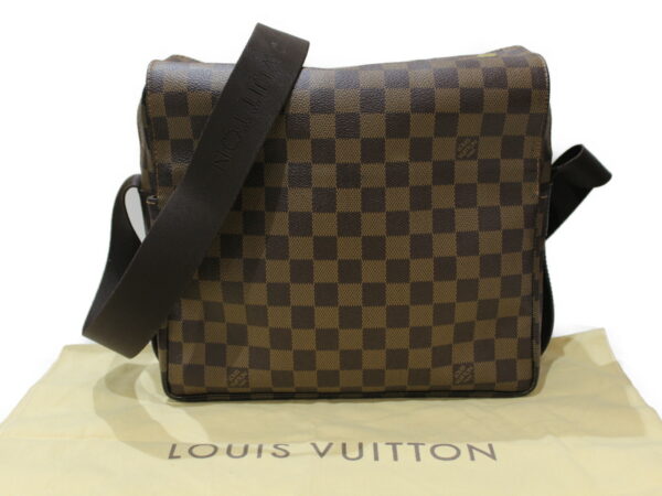 imgrc0079325930 Louis Vuitton Naviglio Damier Shoulder Bag Brown