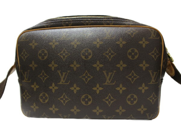 imgrc0079325953 Louis Vuitton Reporter PM Monogram Shoulder Bag Brown