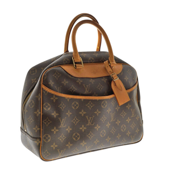 imgrc0079339099 Louis Vuitton Deauville Handbag Monogram Canvas Brown