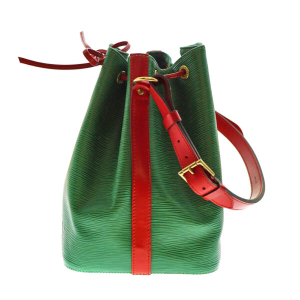 imgrc0079340332 Louis Vuitton Petit Noe Shoulder Bag Epi Leather Green Red