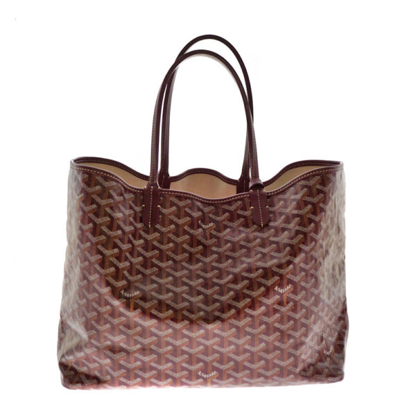 imgrc0079340847 Goyard Saint Louis PM Tote Bag Canvas Herringbone Purple