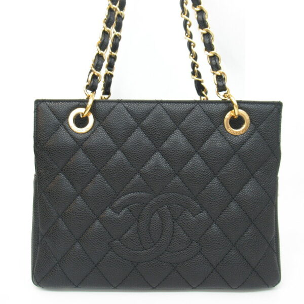 imgrc0079381440 Chanel Coco Mark Chain Tote Bag Fittings Black