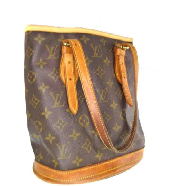 imgrc0079442033 Louis Vuitton Bucket PM Tote Bag Monogram Canvas Brown