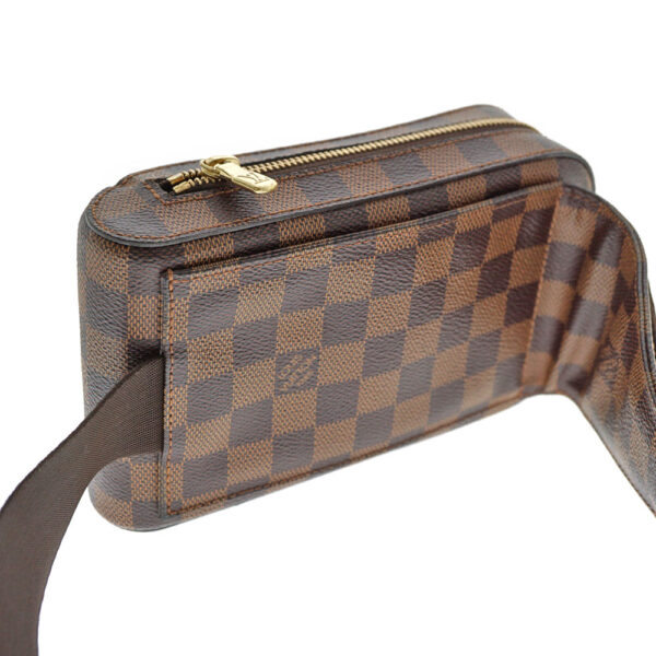 imgrc0079580688 Louis Vuitton Jeronimos Damier Canvas Waist Pouch Brown