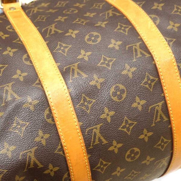 imgrc0079593627 Louis Vuitton Keepall Bandouliere 50 Bag Monogram Canvas Brown