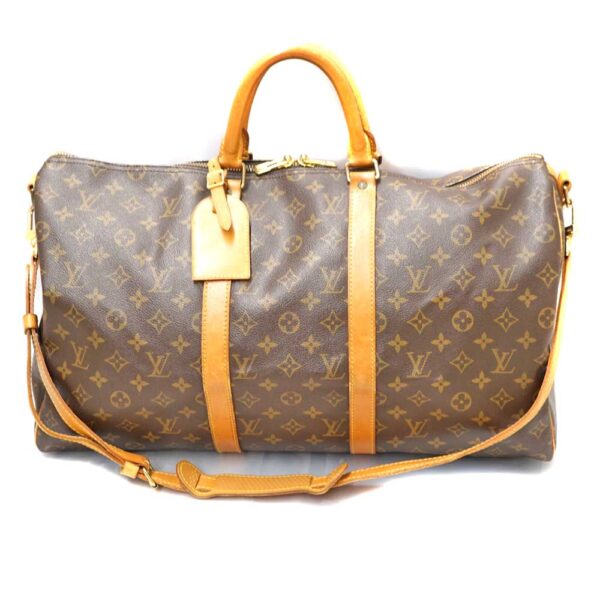 imgrc0079593631 Louis Vuitton Keepall Bandouliere 50 Bag Monogram Canvas Brown