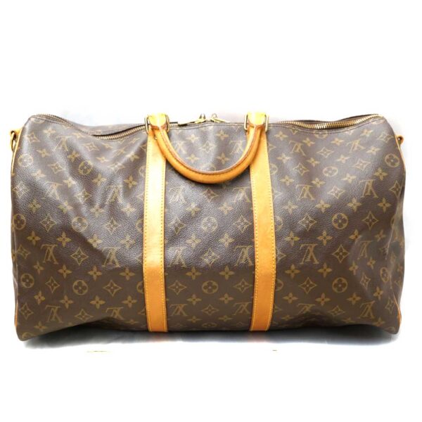 imgrc0079593632 Louis Vuitton Keepall Bandouliere 50 Bag Monogram Canvas Brown