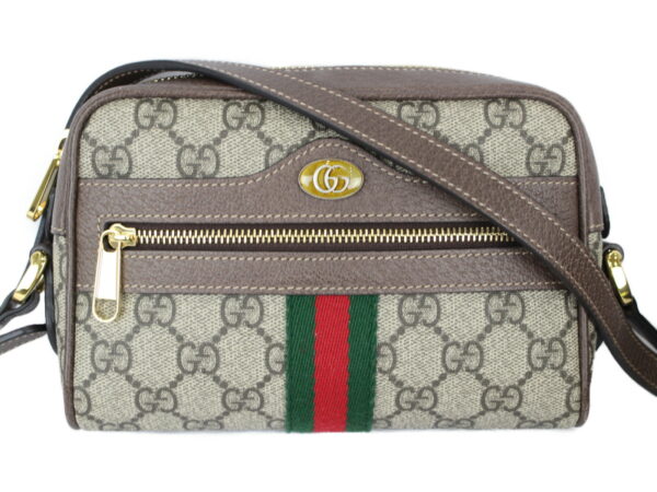 imgrc0079634952 Gucci GG Supreme Mini Shoulder Bag Beige