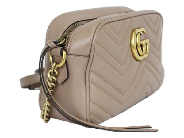 imgrc0079635912 Gucci GG Marmont Quilted Shoulder Bag Beige