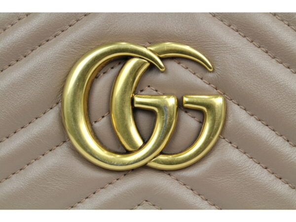 imgrc0079635919 Gucci GG Marmont Quilted Shoulder Bag Beige