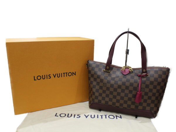 imgrc0079648834 Louis Vuitton Hyde Park Damier Handbag Fuchsia