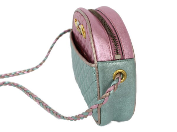 imgrc0079676440 Gucci Mini Leather Shoulder Bag Pink Blue