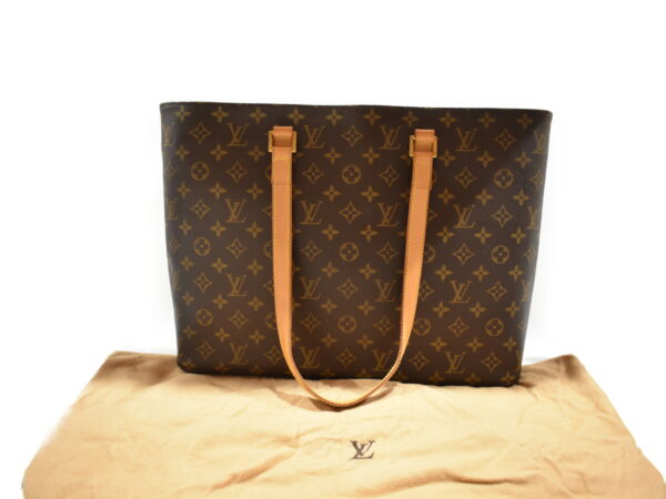 imgrc0079682555 Louis Vuitton Luco Monogram Canvas Shoulder Bag Brown