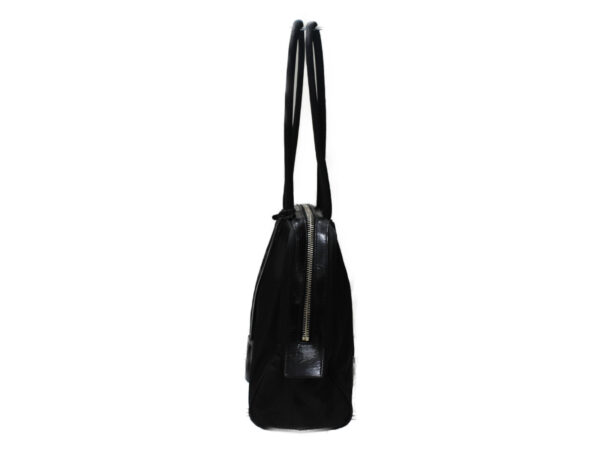 imgrc0079695477 Prada Handbag Nylon X Leather Black