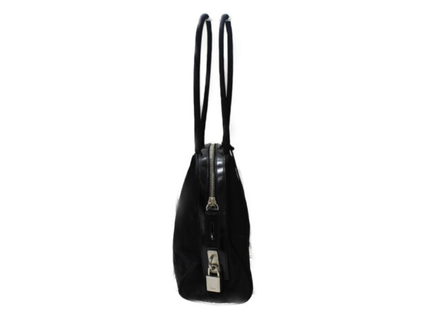 imgrc0079695478 Prada Handbag Nylon X Leather Black