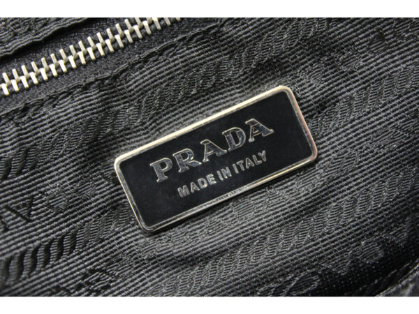 imgrc0079695486 Prada Handbag Nylon X Leather Black