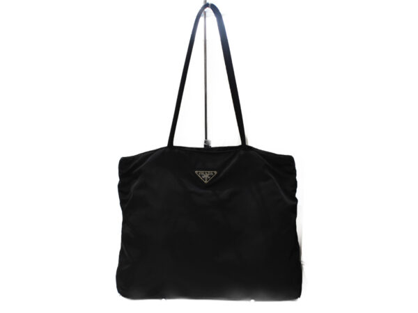 imgrc0079695559 Prada Tote Bag Nylon Black