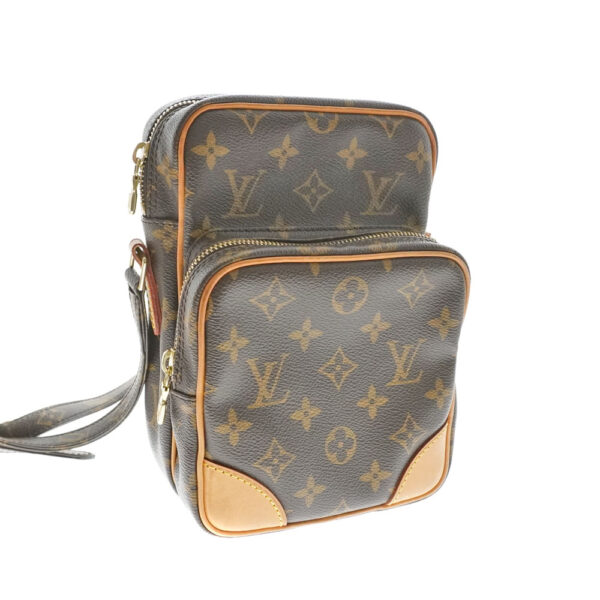 imgrc0079716710 Louis Vuitton Amazon Monogram Canvas Crossbody Bag Brown