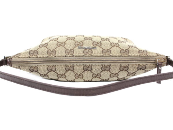 imgrc0079734625 Gucci Canvas Leather Handbag Beige Brown