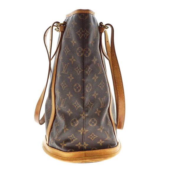 imgrc0079748015 Louis Vuitton Bucket Monogram Canvas Shoulder Bag Brown