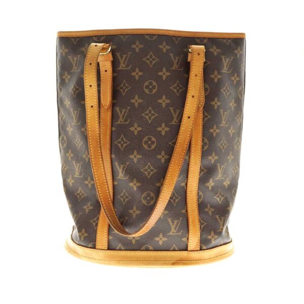 imgrc0079748016 Louis Vuitton Bucket Monogram Canvas Shoulder Bag Brown