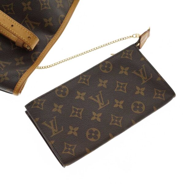 imgrc0079748028 Louis Vuitton Bucket Monogram Canvas Shoulder Bag Brown