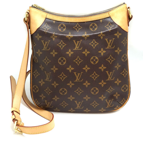 imgrc0079794931 Louis Vuitton Odeon PM Monogram Canvas Shoulder Bag Brown