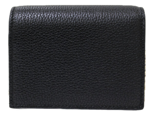 imgrc0079832580 Gucci Grain Leather Folding Wallet Black