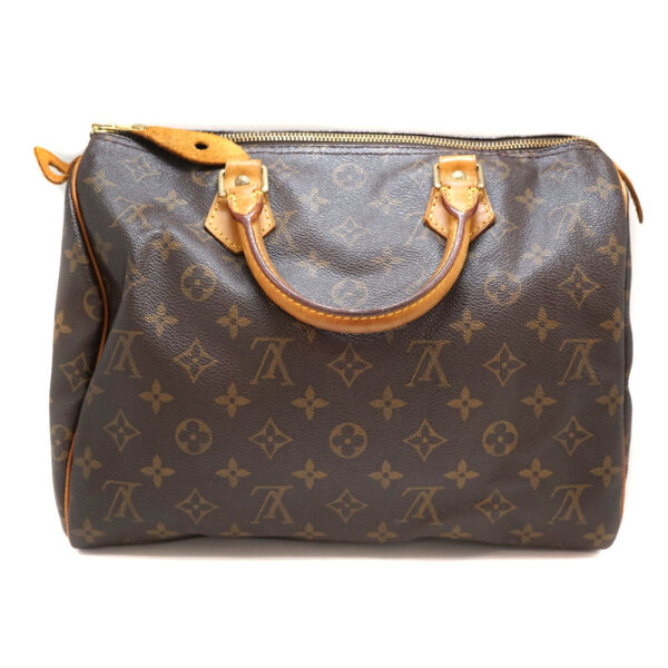 imgrc0079917108 Louis Vuitton Speedy 30 Handbag Canvas Brown