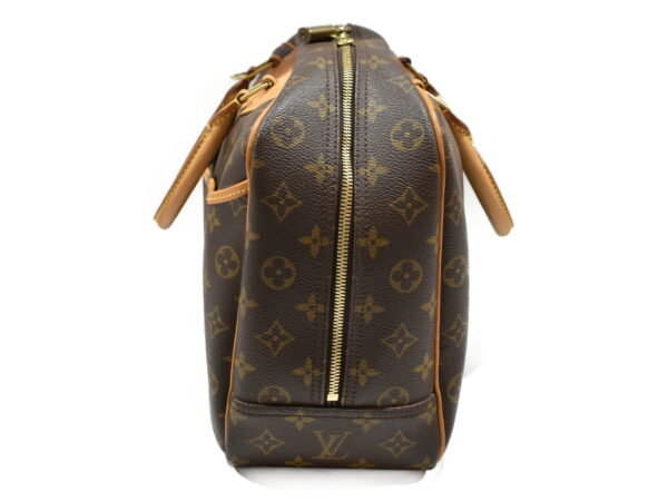 imgrc0079936443 Louis Vuitton Deauville Monogram Canvas Handbag Brown