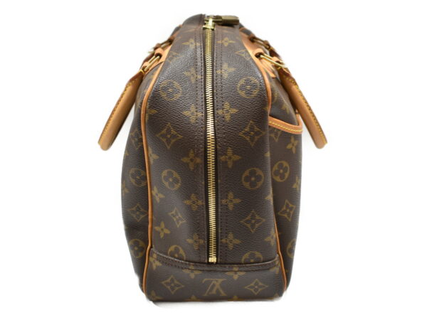 imgrc0079936444 Louis Vuitton Deauville Monogram Canvas Handbag Brown