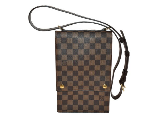 imgrc0079945938 Louis Vuitton Portobello Damier Ebene Shoulder Bag Brown