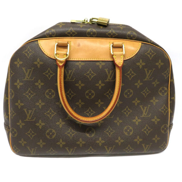 imgrc0079950356 Louis Vuitton Deauville Handbag Monogram Canvas Brown