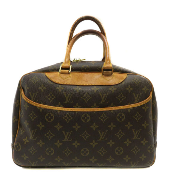 imgrc0079967676 Louis Vuitton Deauville Handbag Monogram Canvas Brown