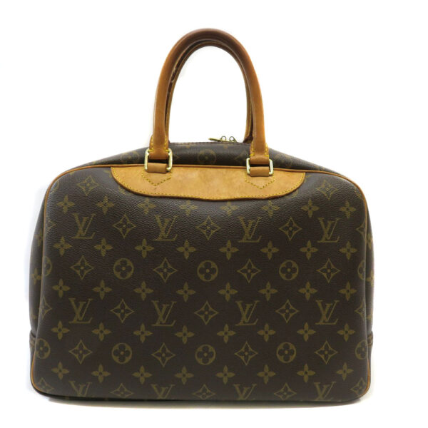 imgrc0079967677 Louis Vuitton Deauville Handbag Monogram Canvas Brown