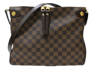 imgrc0080066912 Christian Dior Honeycomb Pattern Canvas Shoulder Bag Black Brown