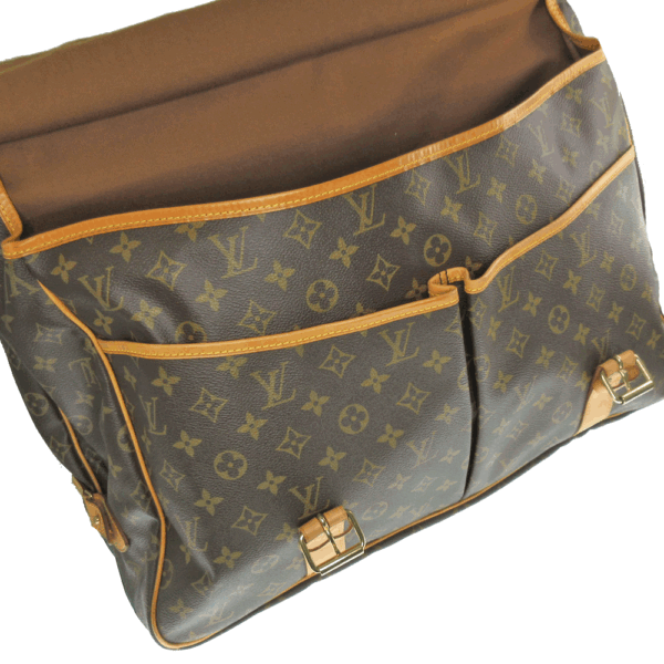 imgrc0080074156 Louis Vuitton Sac Chasse Travel Bag Monogram Canvas Brown