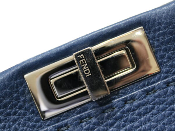 imgrc0080194756 Fendi Peekaboo Selleria Handbag Shoulder Bag Blue