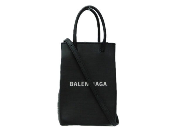 imgrc0080217171 Balenciaga Logomania Mini Handbag Black