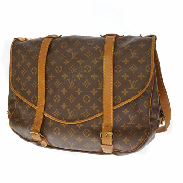 imgrc0080232081 Louis Vuitton Saumur 43 Crossbody Bag Canvas Brown