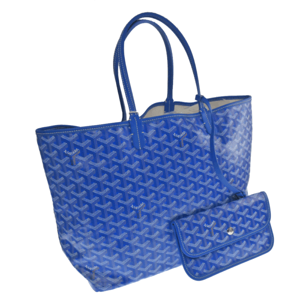 imgrc0080244253 Goyard Saint Louis PM Tote Bag Canvas Blue