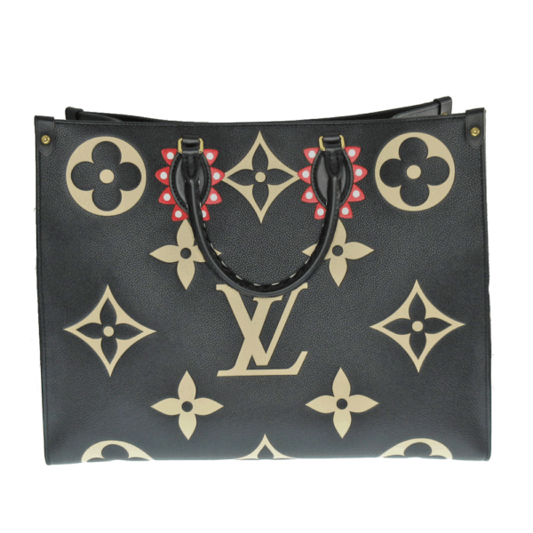 imgrc0080245305 Louis Vuitton On the Go GM Tote Bag Cowhide Black