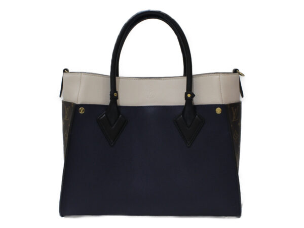 imgrc0080250845 Louis Vuitton On My Side Calf Leather Handbag Marine Navy