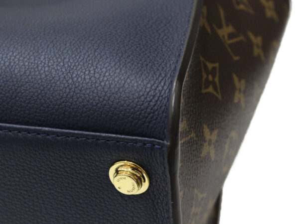 imgrc0080250849 Louis Vuitton On My Side Calf Leather Handbag Marine Navy