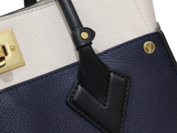 imgrc0080250855 Louis Vuitton On My Side Calf Leather Handbag Marine Navy