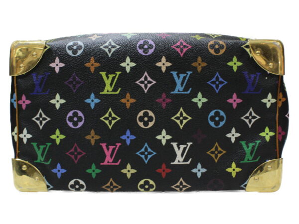 imgrc0080284298 Louis Vuitton Speedy 30 Monogram Multicolor Handbag Black